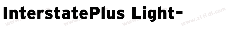 InterstatePlus Light字体转换